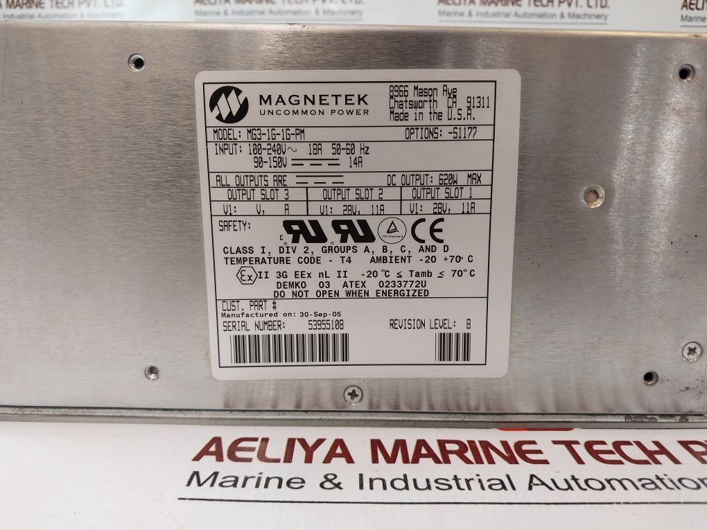 Magnetek Mg3-1G-1G-pm Switching Power Supply 620W Max