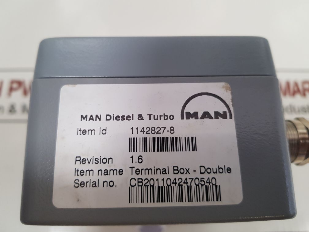 Man Diesel Turbo 1142827-8 Terminal Box
