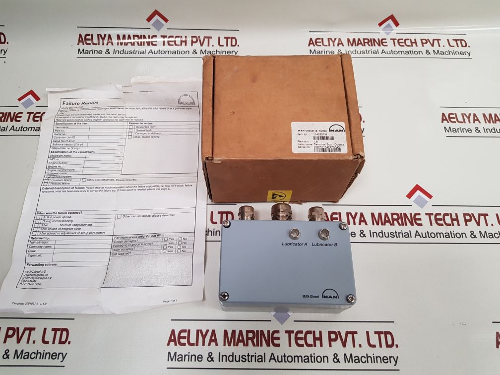 Man Diesel Turbo 1142827-8 Terminal Box