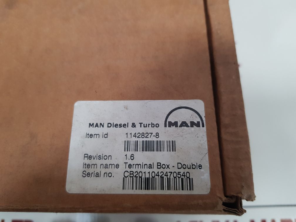 Man Diesel Turbo 1142827-8 Terminal Box
