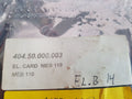 Meb-110 Propulsion Control System Mar-el Electric Card