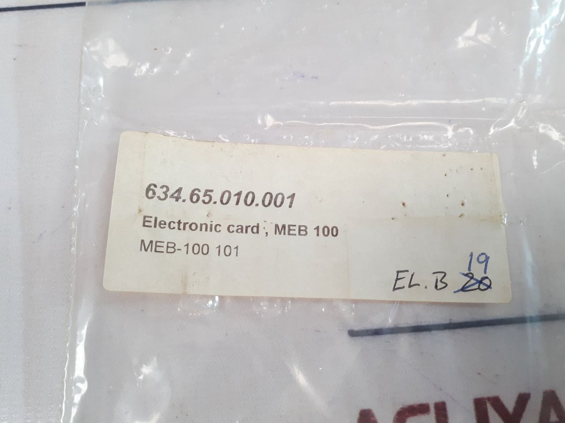 Mar-el Meb 100 Electronic Card 634.65.010.001
