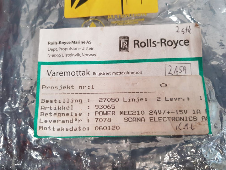 Mar-el Mec 210 Dc-dc Converter Power Supply 19-32V Dc Input