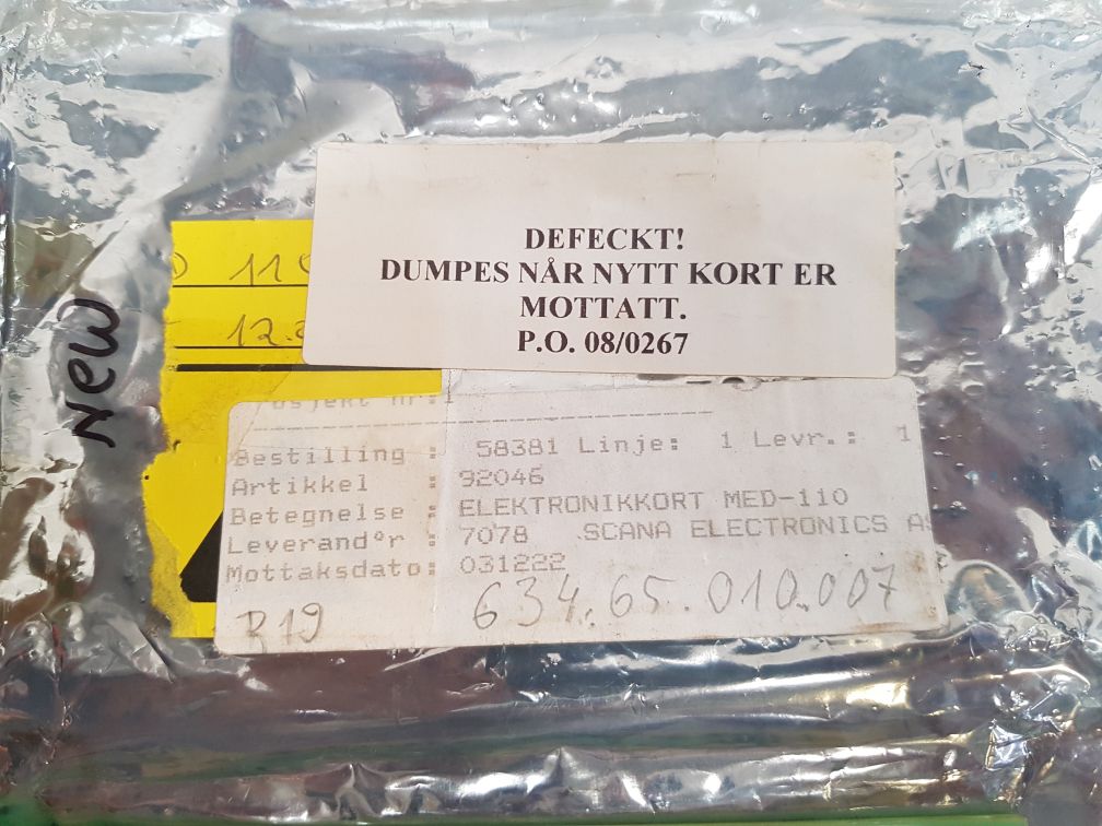 Mar-el med-101-110 dalen control system