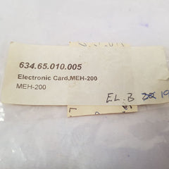 Mar-el Meh-200 Electronic Card 634.65.010.005