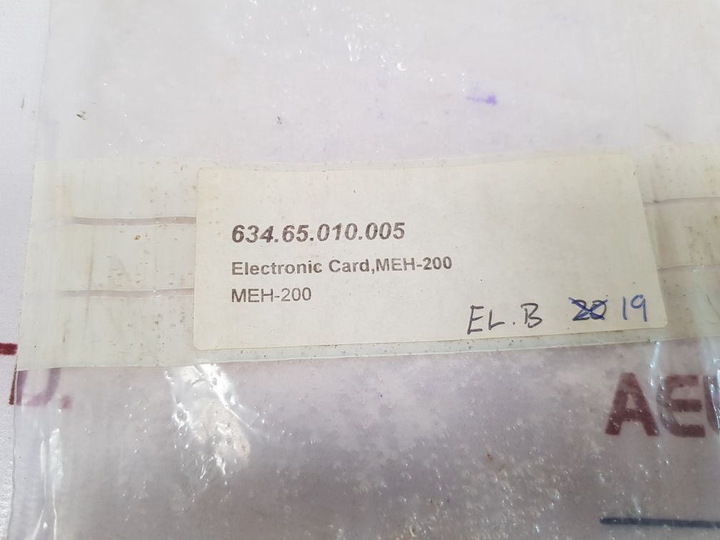 Mar-el Meh-200 Electronic Pcb Card 634.65.010.005