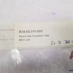 Mar-el Meh-200 Electronic Pcb Card 634.65.010.005