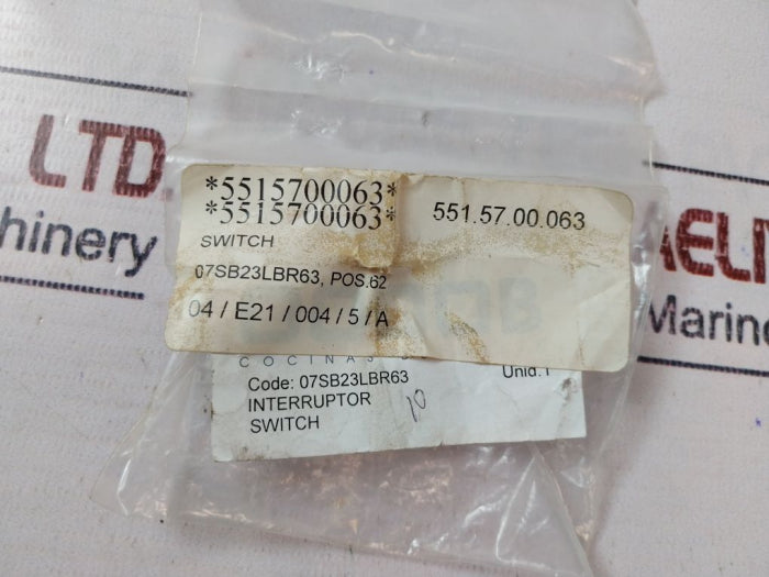 Marquardt 1670 Push Button Switch 07Sb23Lbr63