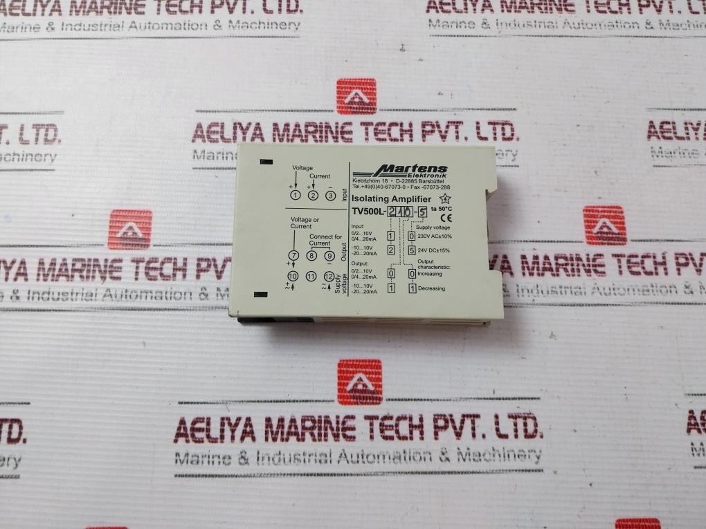 Martens Tv500L-210-5 Isolating Amplifier