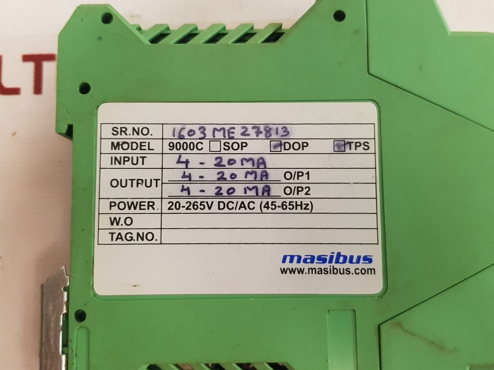 Masibus 9000C Signal Isolator