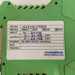 Masibus 9000C Signal Isolator