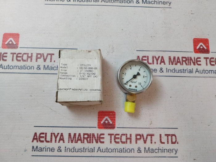 Mass 0-10 Kg/Cm2 Pressure Gauge