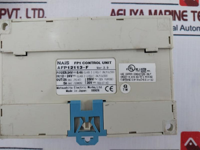 Matsushita Electric Afp13413-f Nais Fp1 Expansion Unit 12-24V 001221-f