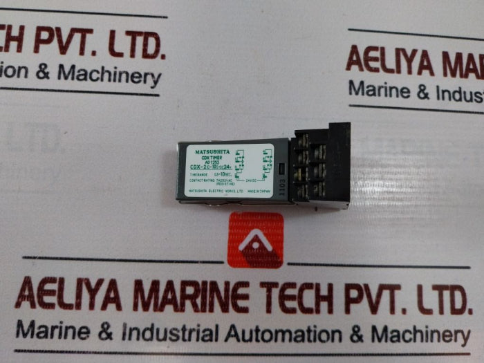 Matsushita Electric Cdx-2C-10S-dc24V Cdx Timer Delay Relay With Base 0.5-10Sec