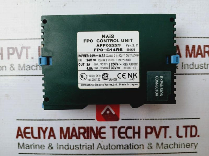 Matsushita Electric FP0-C14RS Control Unit AFP02223 24VDC 2A/Point