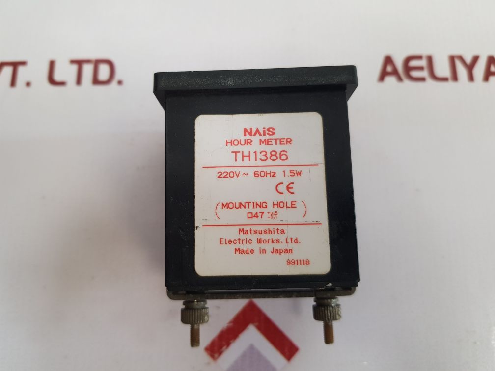 Matsushita Electric Th1386 Hour Meter