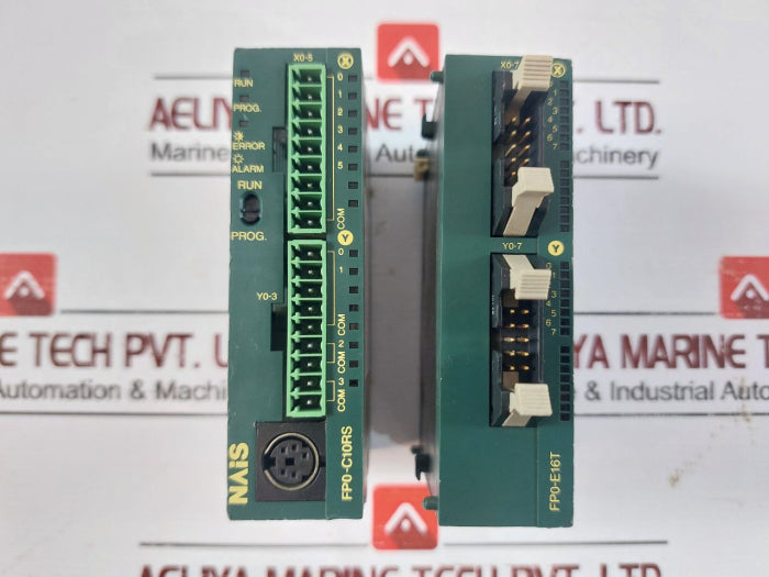 Matsushita Fp0-c10rs Control Unit 24v 0.3a Nais Ver 2.3 With Fp0-e16t