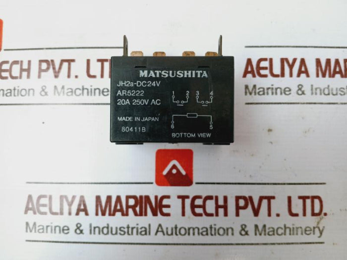 Matsushita Jh2A-dc24V Electric Power Relay 24V Dc 20A 250V Ac
