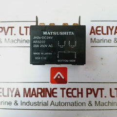 Matsushita Jh2A-dc24V Electric Power Relay 24V Dc 20A 250V Ac