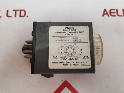 Matsushita Pmh-m-10M-ac120V Compact Power High Precision Pmh Timer 0-1.0 Sec