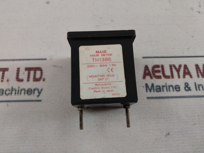 Matsushita Th1386 Hour Meter 220V Ac 1.5W
