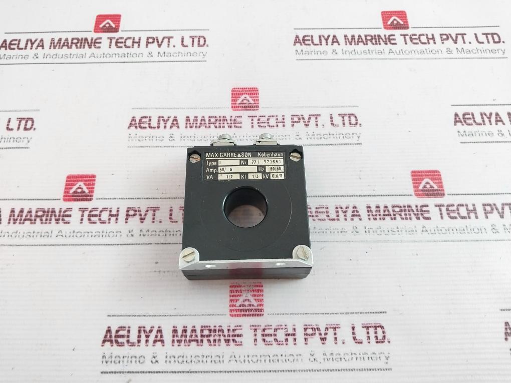 Max Garre & Son 77/973651 Current Transformer 50/60Hz