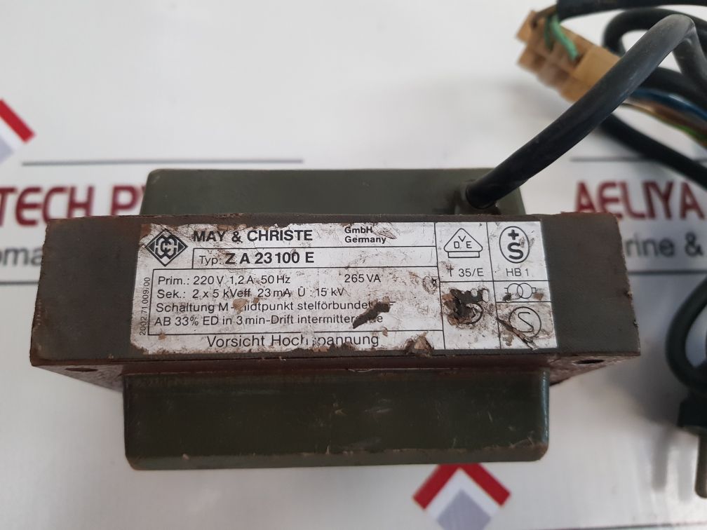 May & Christe Za 23100 E Transformer