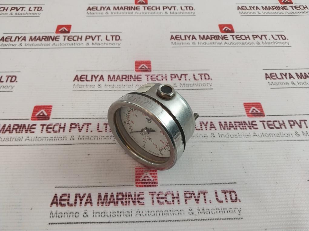 Mc Daniel Controls 0-200 Psi Pressure Gauge 316 Ss Tube And Socket