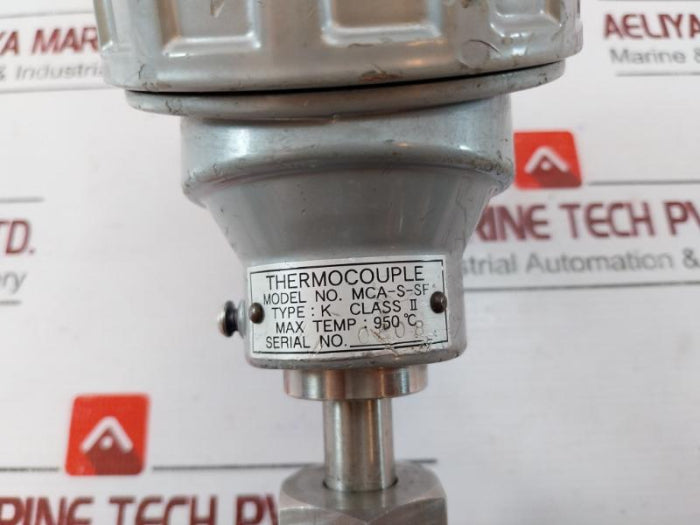 Mca-s-sf Thermocouple Type K Max Temp 950°C, 08010504, L-227Mm/D-13Mm
