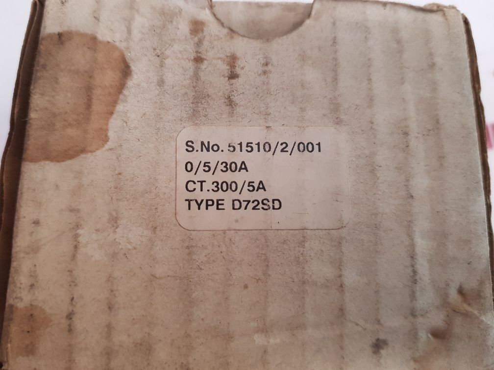 Mci D72Sd Analogue Ammeter Sw865939005