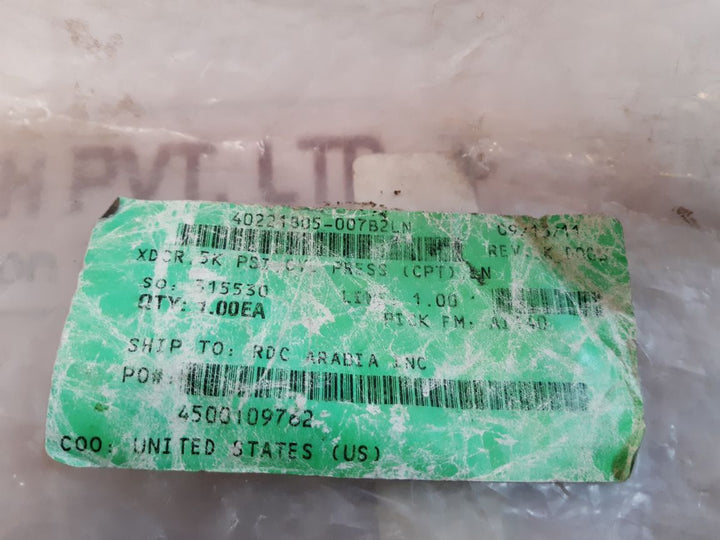 Md Totco 40221805-007B2Ln Pressure Transducer