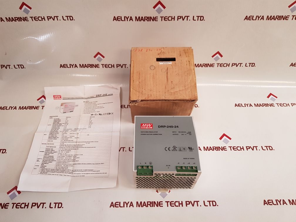 Mean Well Drp-240-24 Switching Power Supply New