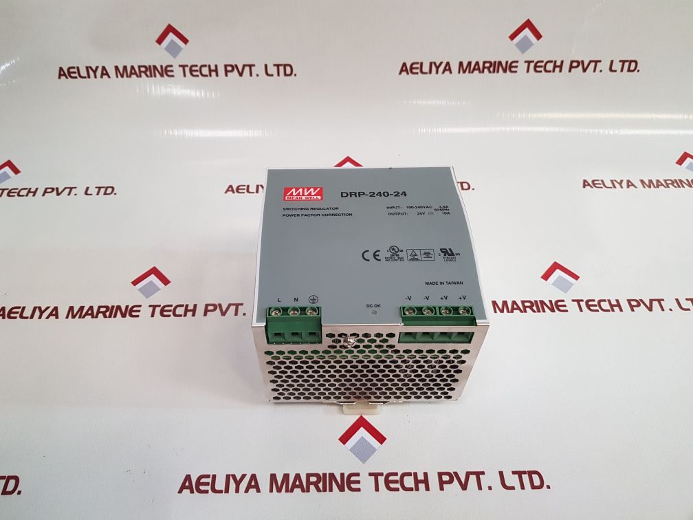 Mean Well Drp-240-24 Switching Power Supply New - Aeliya Marine Tech