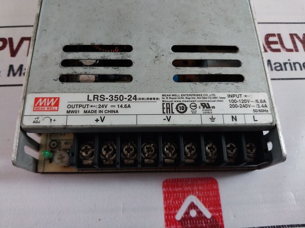 Mean Well Lrs-350-24 Switching Power Supply 200-240V 50/60 Hz