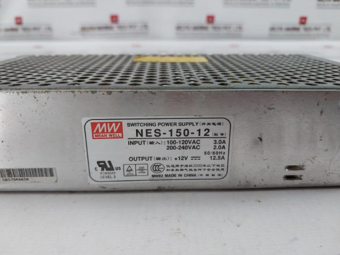 Mean Well Nes-150-12 Single Output Switching Power Supply 150W