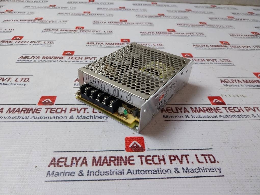 Mean Well Rs-75-24 Power Supply 100-240Vac 2.0A 50/60Hz