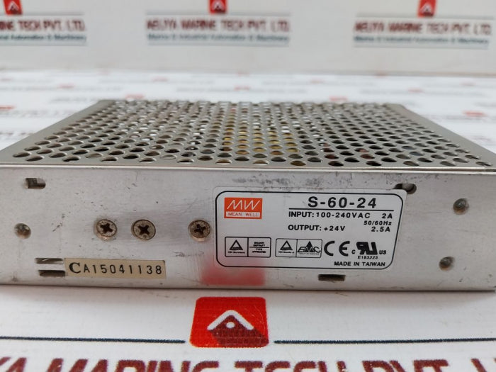 Mean Well S-60-24 Switching Power Supply 100-240Vac 2A