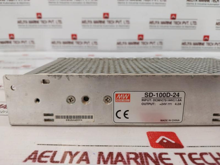 Mean Well Sd-100D-24 Dc/Dc Isolated Chassis Mount Converter, I/O Modular