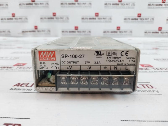 Mean Well Sp-100-27 100W Single Output With Pfc Function 100-240Vac