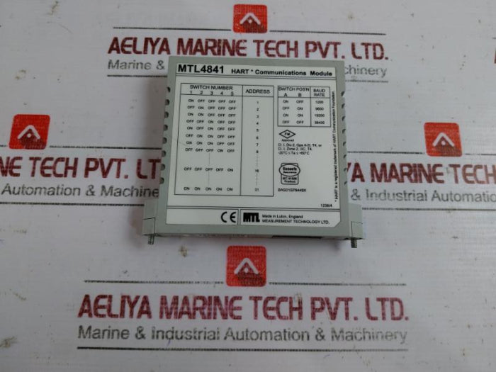Measurement Mtl4841 Hart Communication Module Iec61508 1238/4 Mt0801000337