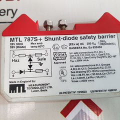 Safety Barrier Shunt-diode 787S+ Measurement Technology - New