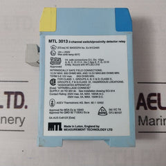 Measurement Technology Mtl3013 2-channel Switch/Proximity Detector Relay