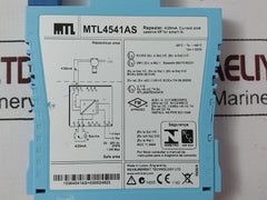 Measurement Mtl4541As Repeater Power Supply Module 20-35V Dc 1.3W 4-20Ma 2.5Mm2