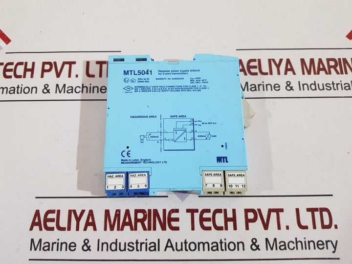 Measurement technology mtl5041 repeater power supply 4/20ma 1460/2