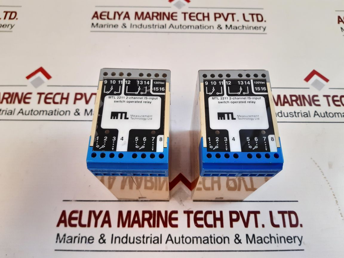 Mtl-measurement Technology Mtl 2211 2-channel Is-input Switch Operated Relay