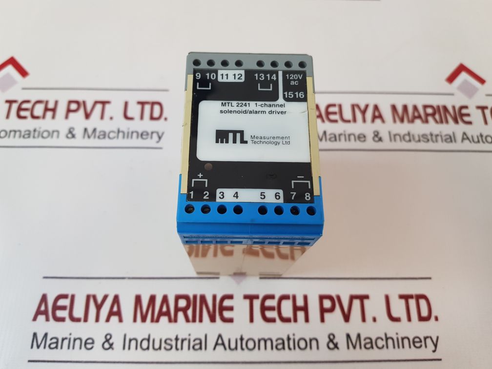 Measurement Technology Mtl 2241 1-channel Solenoid/Alarm Driver Umax 28 Ik 93Ma