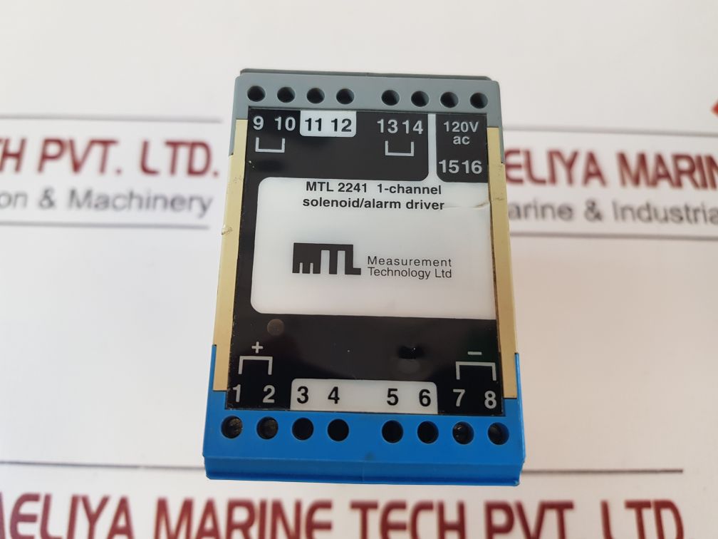 Measurement Technology Mtl 2241 1-channel Solenoid/Alarm Driver Umax 28 Ik 93Ma