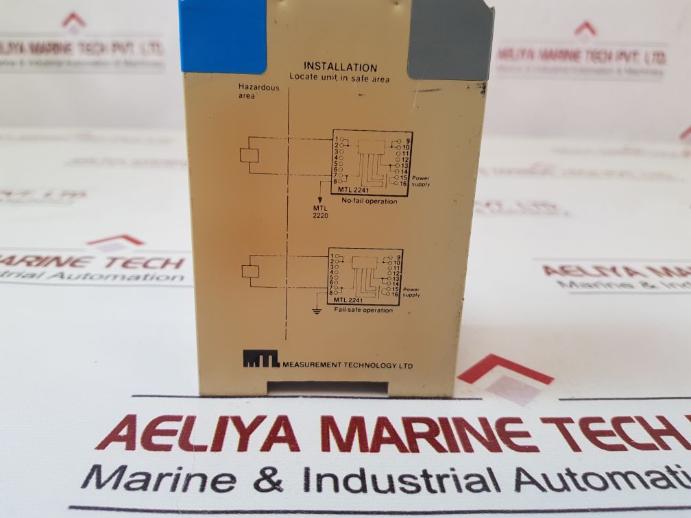 Measurement Technology Mtl 2241 1-channel Solenoid/Alarm Driver Umax 28 Ik 93Ma
