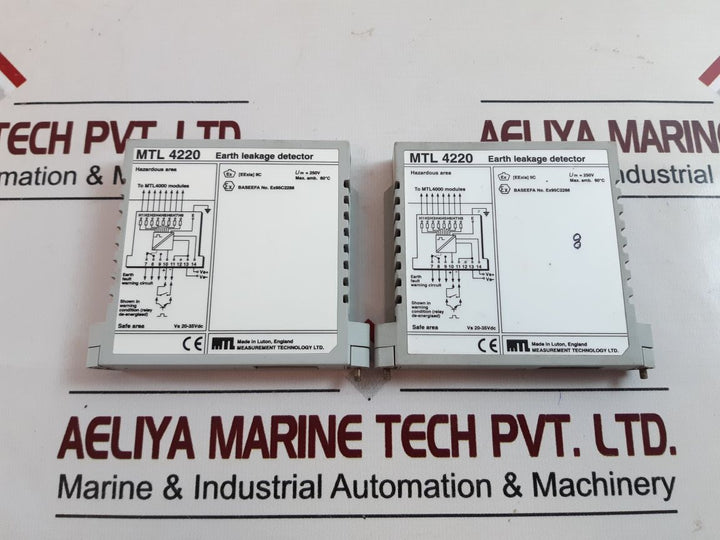 Measurement Technology Mtl 4220 Earth Leakage Detector Vs 20-35 Vdc