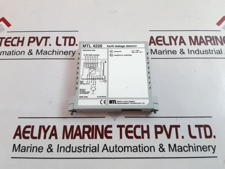 Measurement Technology Mtl 4220 Earth Leakage Detector Vs 20-35 Vdc